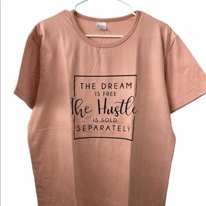 Short Sleeves Statement Tshirt 2XL